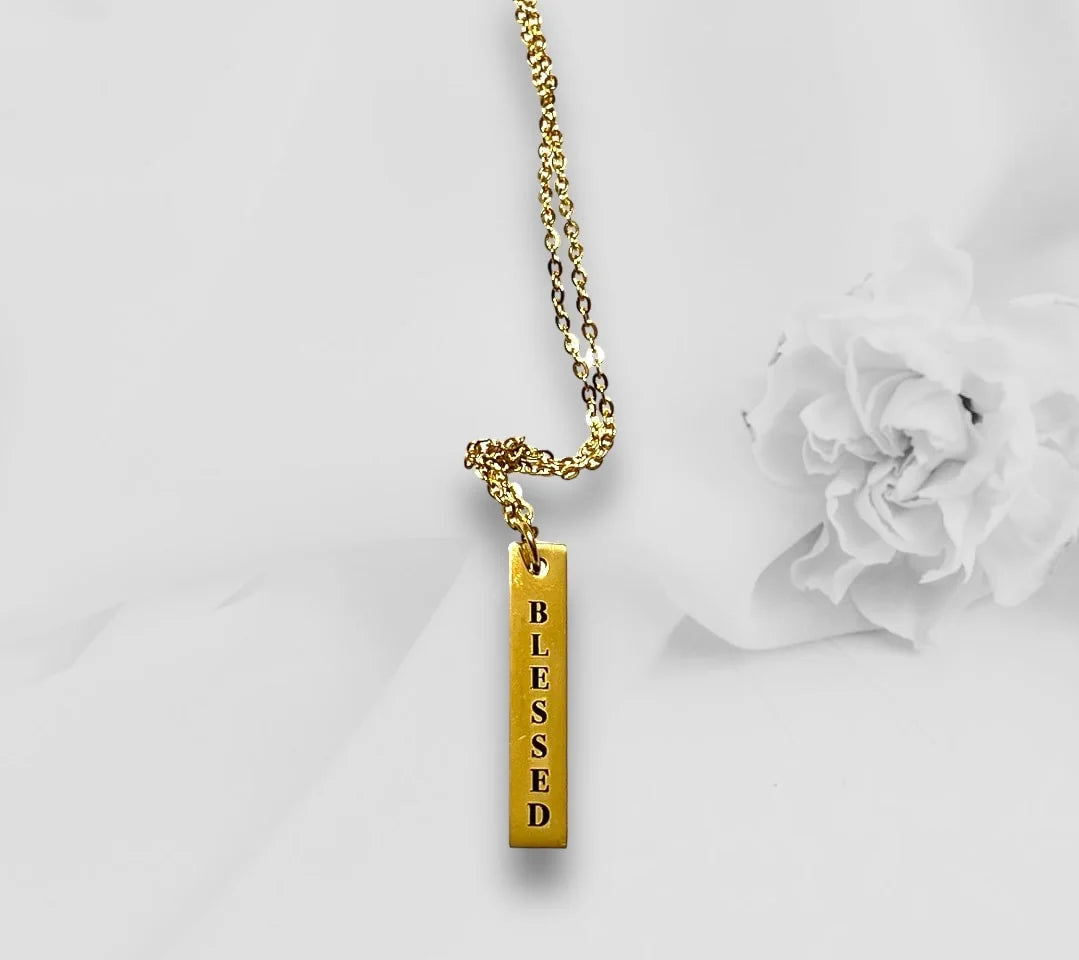 Vertical Bar Necklace
