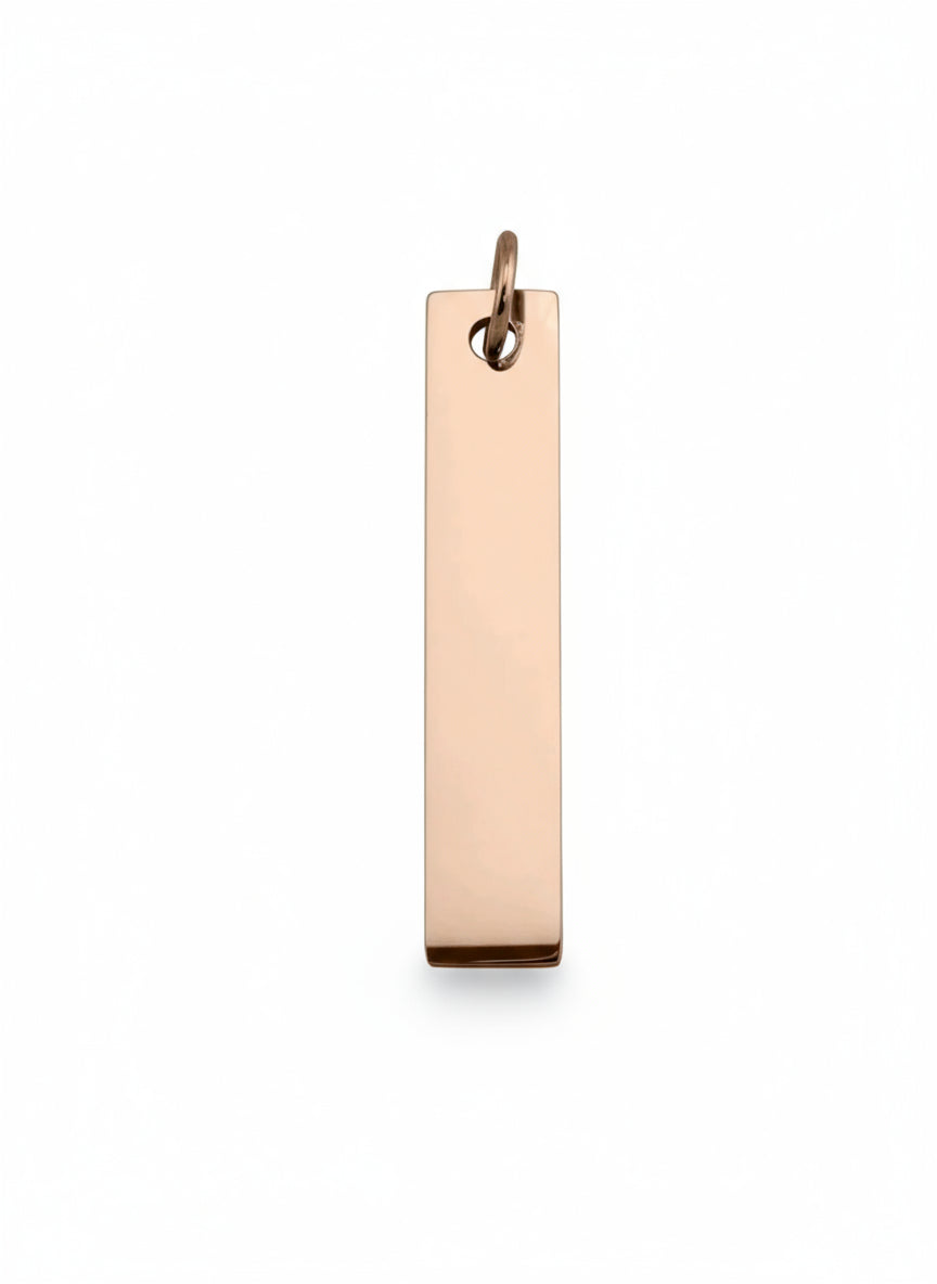 vertical bar necklace