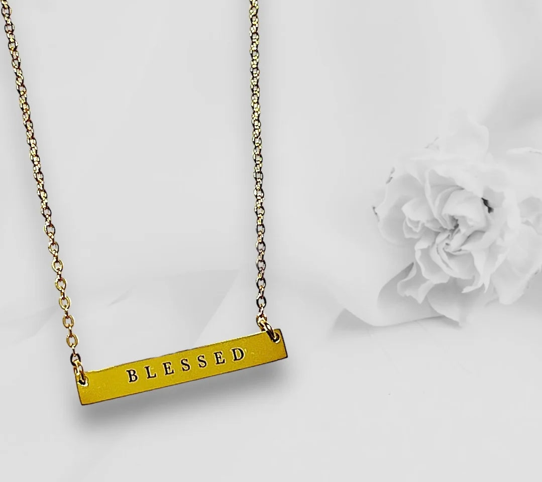 Polished Bar Necklace