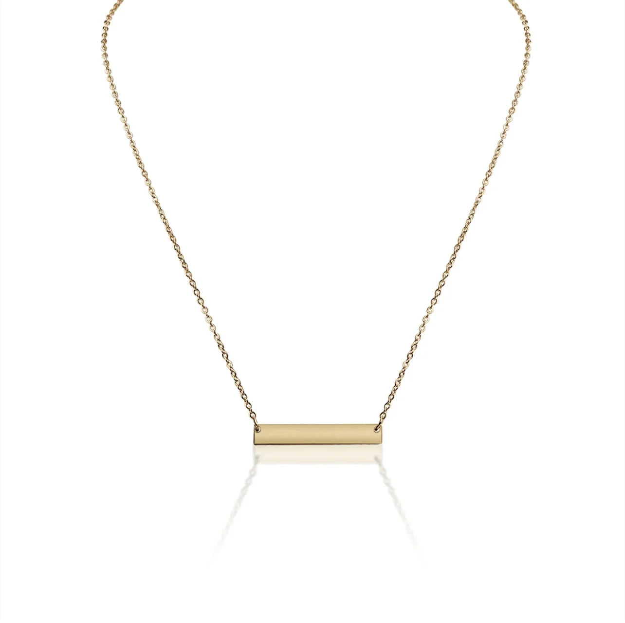 Polished Bar Necklace
