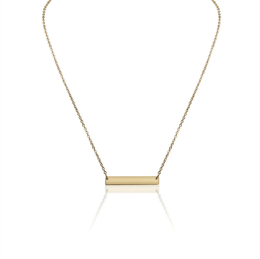 Polished Bar Necklace