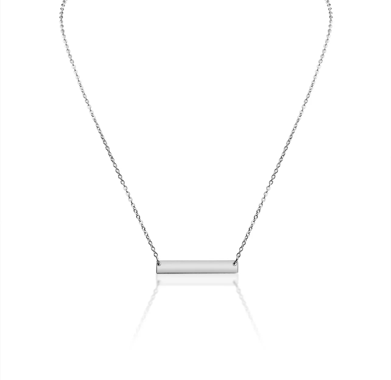 Polished Bar Necklace