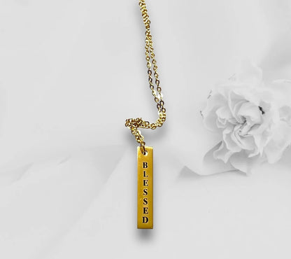 Vertical Bar Necklace